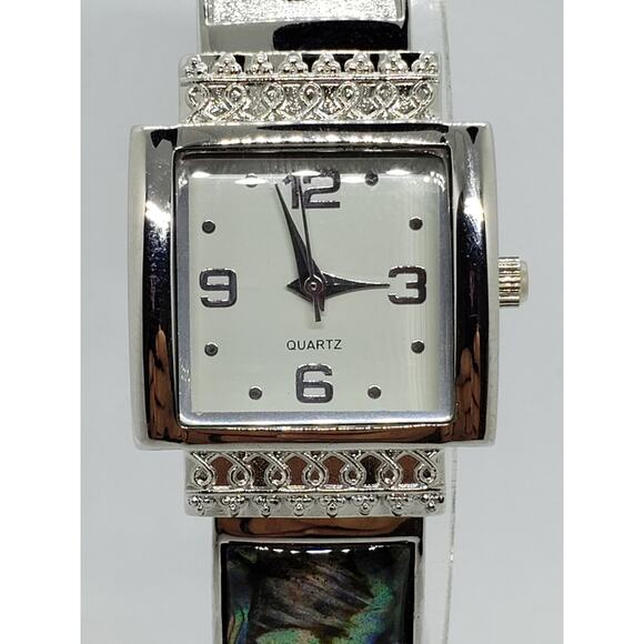Women\'s Bangle dress watch GEN562KKL Square face/silver accents Working watch main image 9